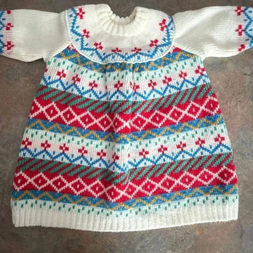Clayeux Nordic Sweater Set 2T 2pc Sweater Outfit